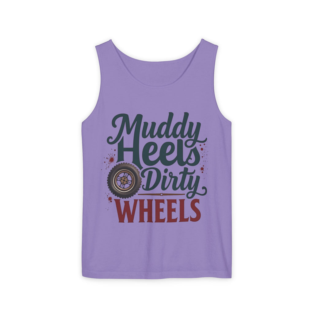 Muddy Heels Dirty Wheels Tank Top