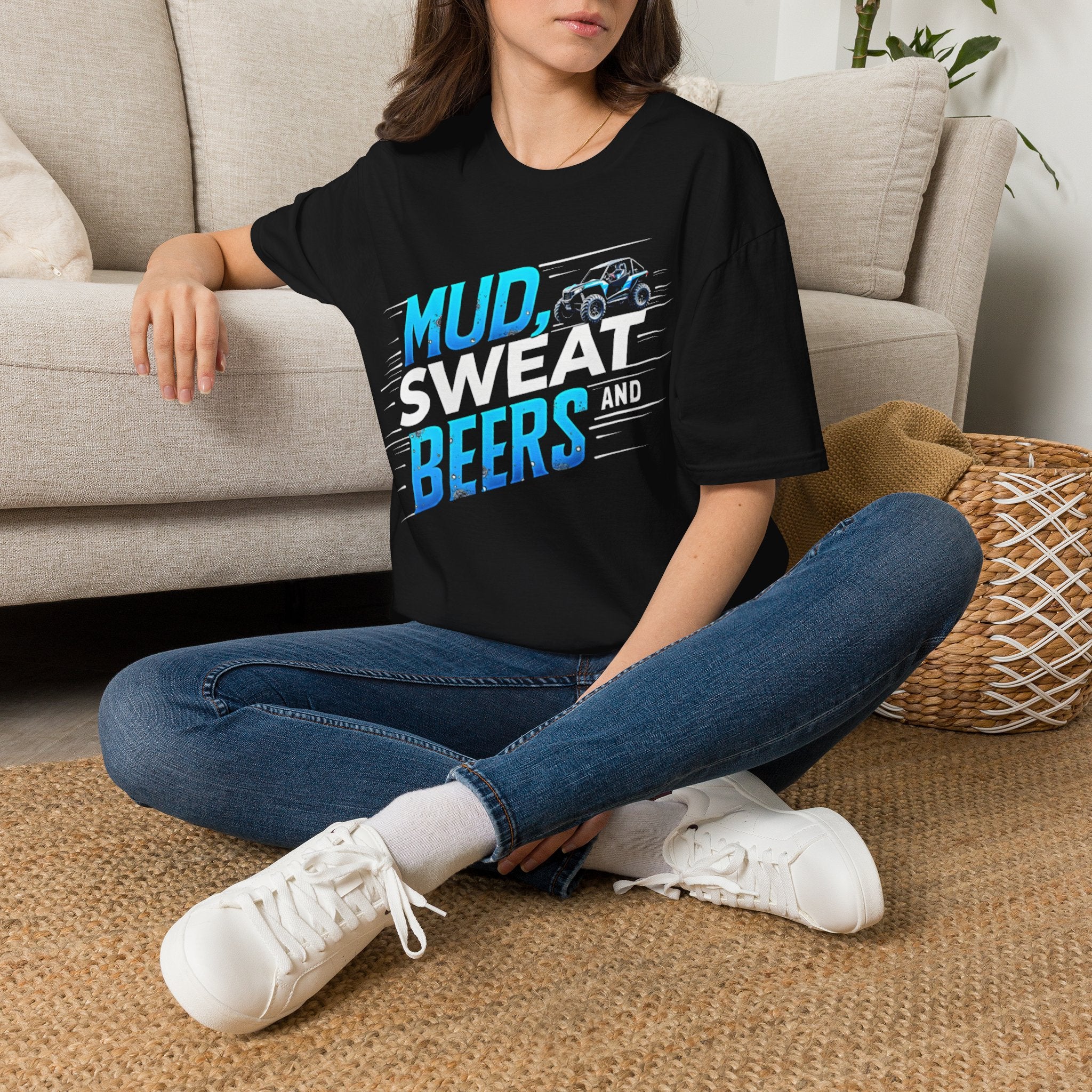 Mud, Sweat and Beers Off-Road Racing Graphic Tee