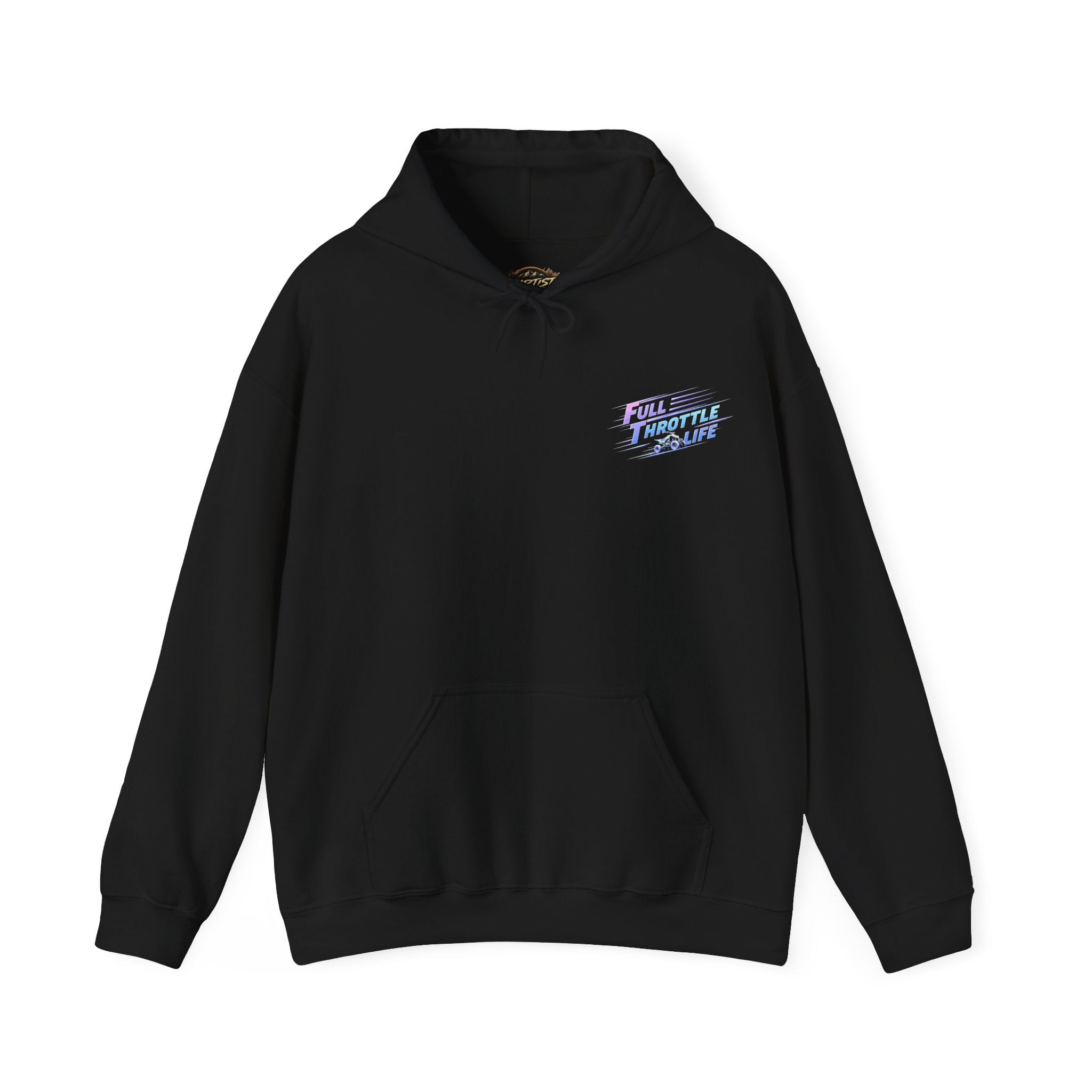 Full Throttle to Life Hoodie — Racing Graphic Pullover