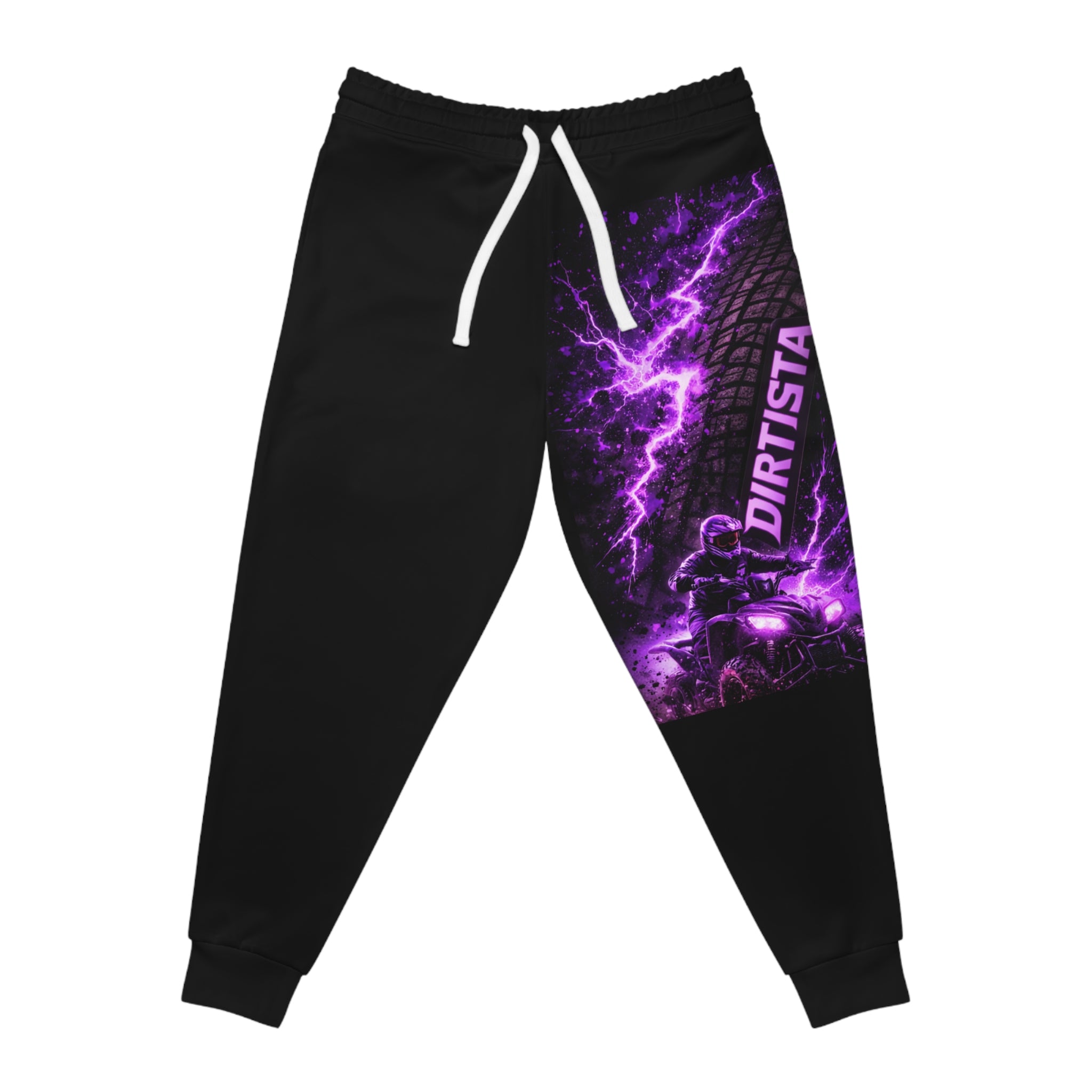 Dirtista Purple Lightning Drift Joggers