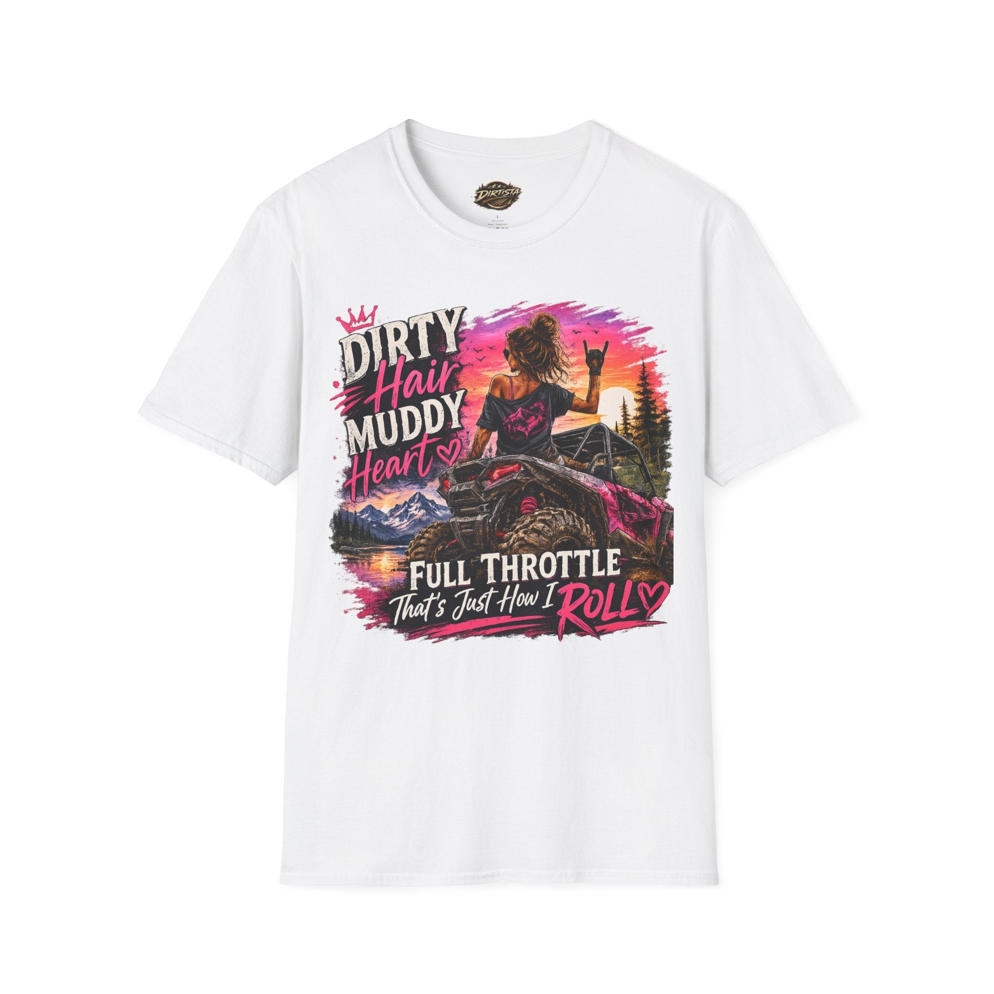 "Dirty Hair, Muddy Heart" Off-Road Girl Graphic Tee