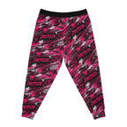 Pink Grunge "Dirtista" All-Over Print Joggers