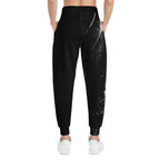 Dirtista Graphic Joggers – Black Athletic Sweatpants with Bold Script