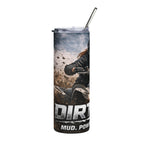 "Dirtista" Mud, Power & Freedom ATV - 20oz Stainless Steel Tumbler