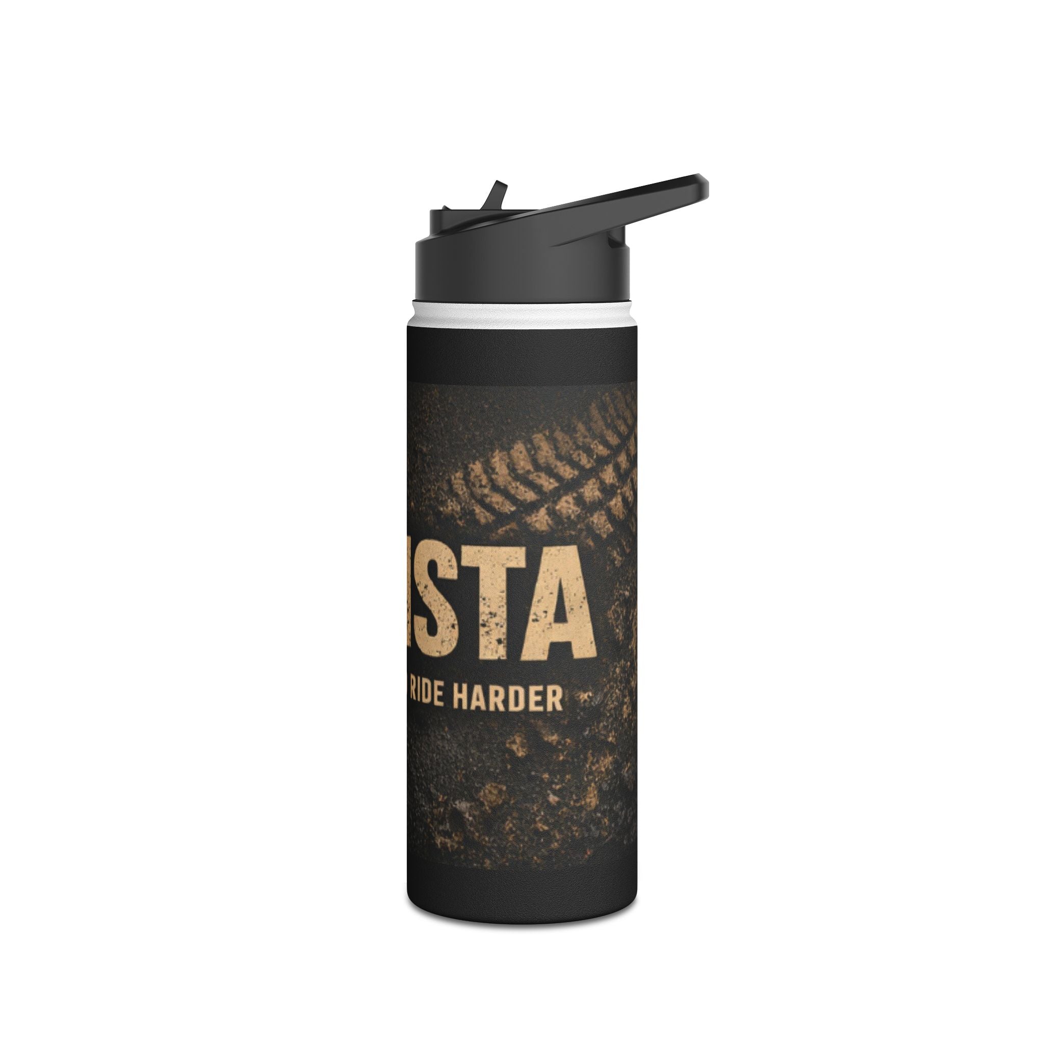 Dirtista Stainless Steel Water Bottle — “Women Who Ride Hard” Travel Bottle