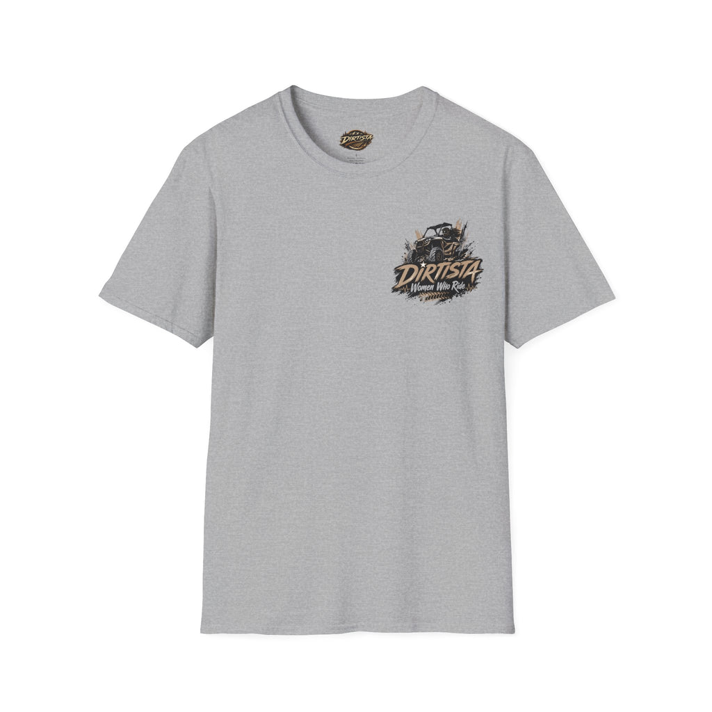 T-Shirt — "Dirtista: Women Who Ride" Off-Road Motorcycle Graphic Tee
