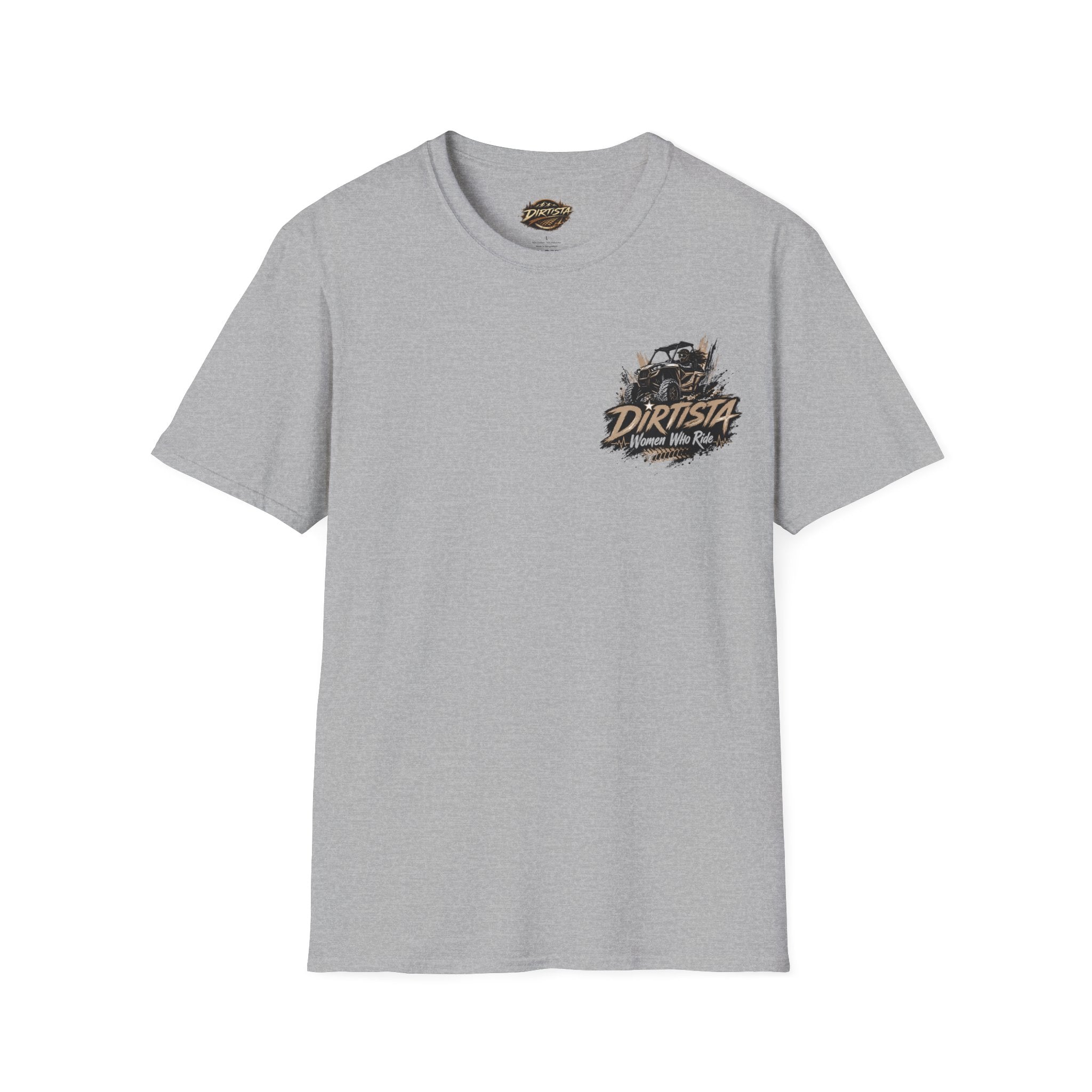 T-Shirt — "Dirtista: Women Who Ride" Off-Road Motorcycle Graphic Tee