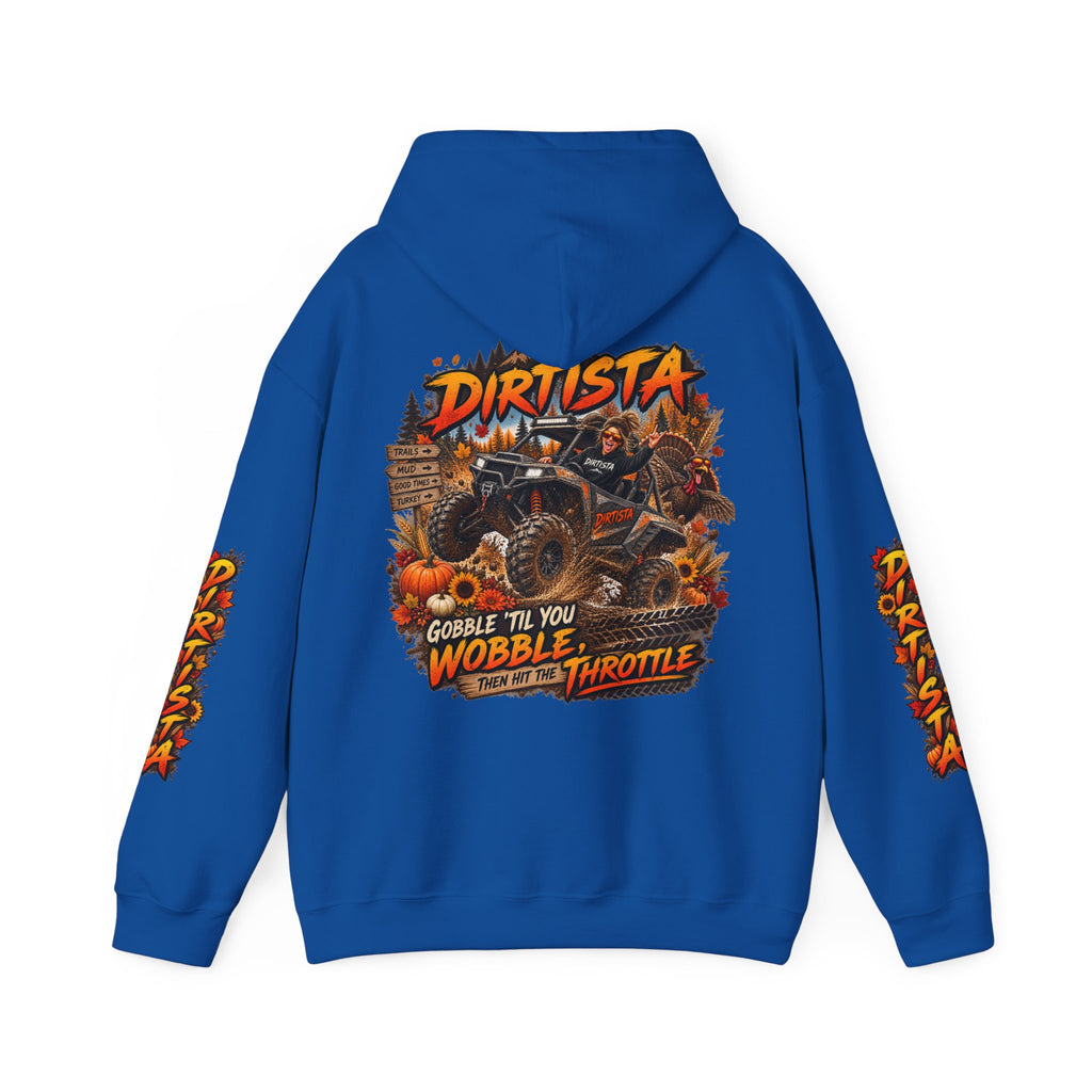 Gobble ’Til You Wobble Women’s UTV Thanksgiving Hoodie – Dirtista