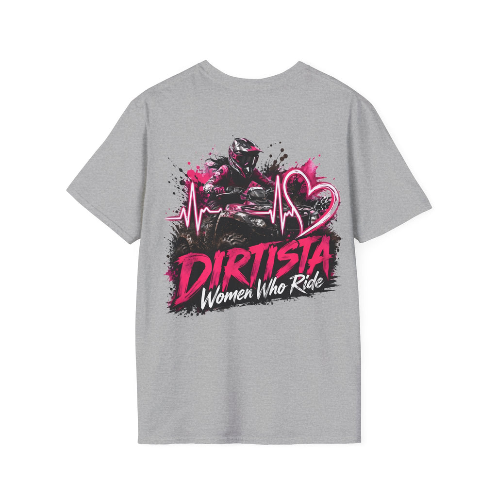 Heartbeat Rider Women’s ATV/UTV T-Shirt – Dirtista Women Who Ride