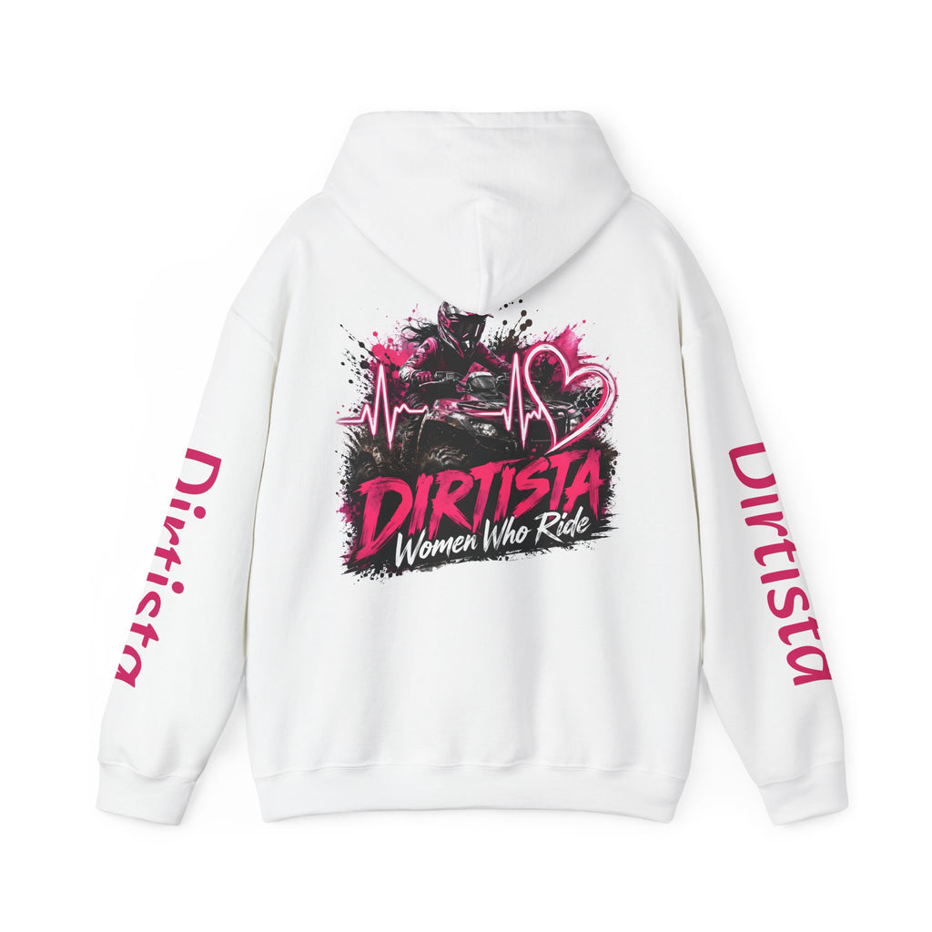 Heartbeat Rider Women’s ATV/UTV Hoodie – Dirtista Women Who Ride