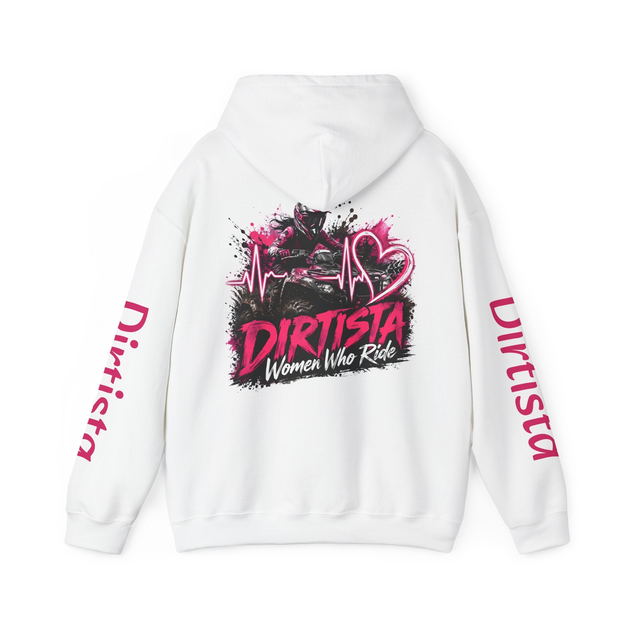 Heartbeat Rider Women’s ATV/UTV Hoodie – Dirtista Women Who Ride
