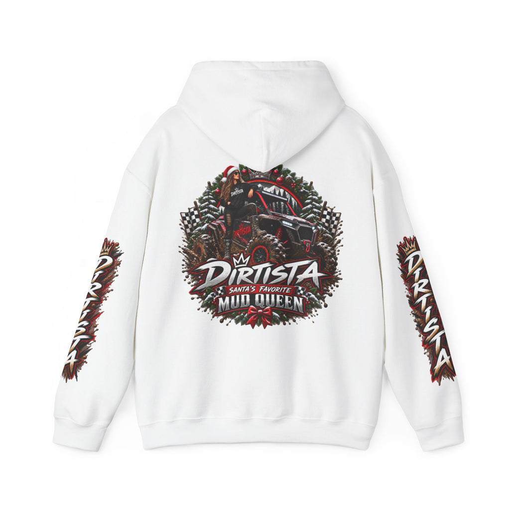 Santa’s Favorite Mud Queen Women’s UTV Christmas Hoodie – Dirtista