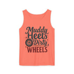 Muddy Heels Dirty Wheels Tank Top