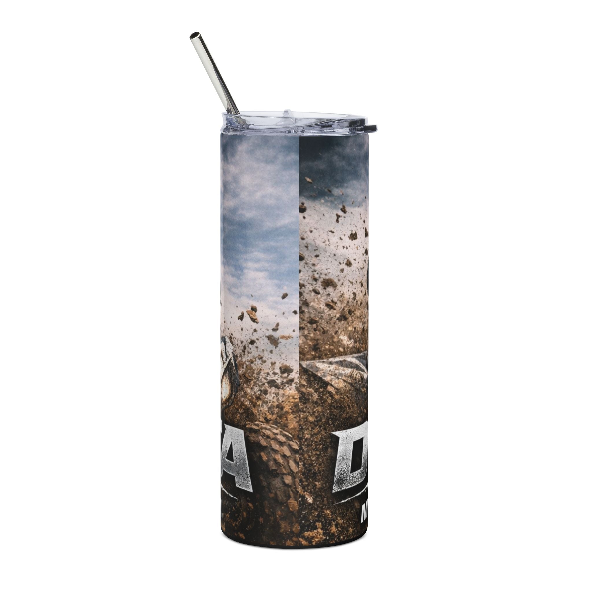 "Dirtista" Mud, Power & Freedom ATV - 20oz Stainless Steel Tumbler