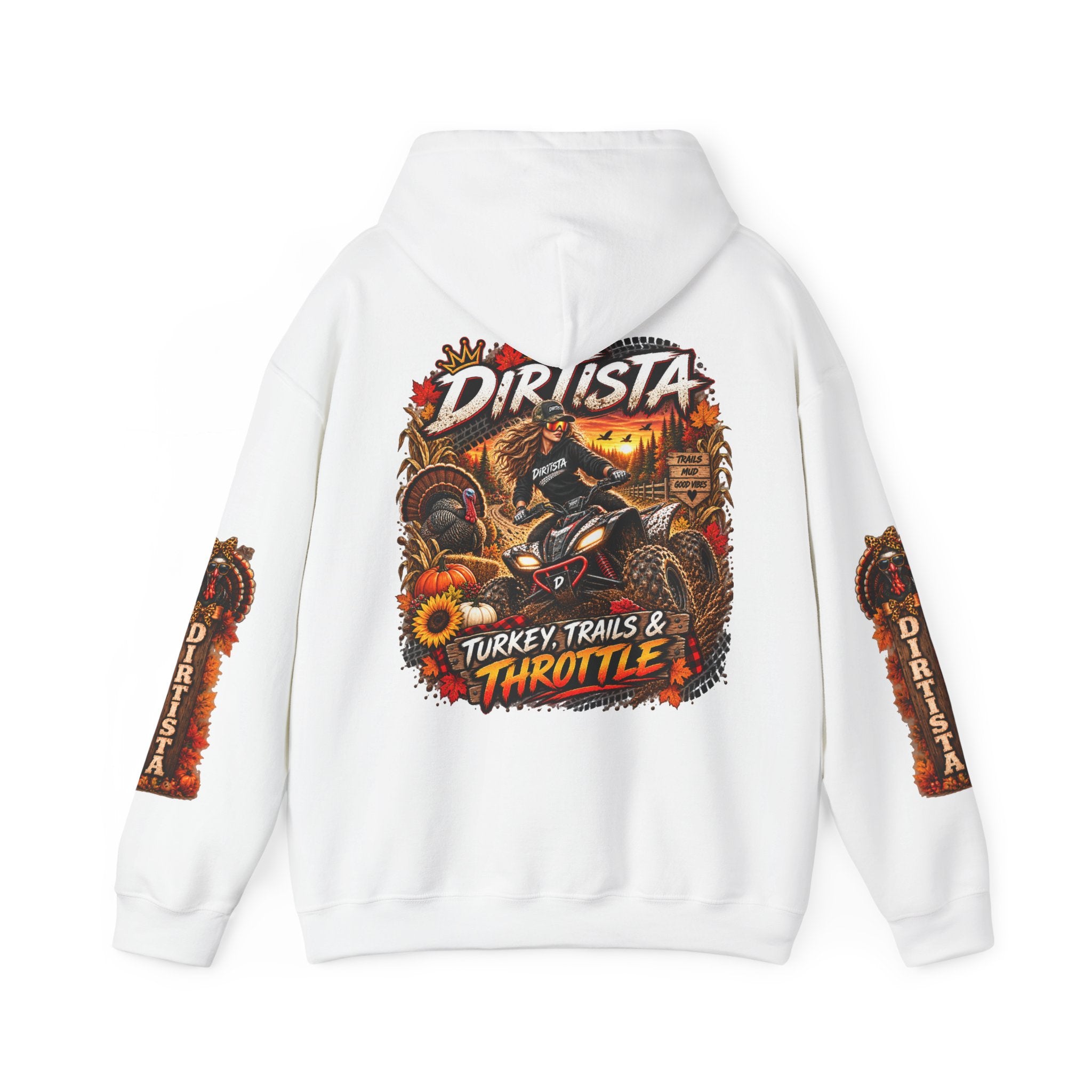 Turkey Trails & Throttle Women’s UTV Thanksgiving Hoodie – Dirtista
