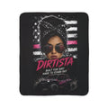 Dirtista "Built for Dirt. Made to Stand Out." Sherpa Fleece Blanket | Women's ATV & UTV Throw Blanket