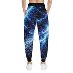 Electric Blue Lightning Joggers