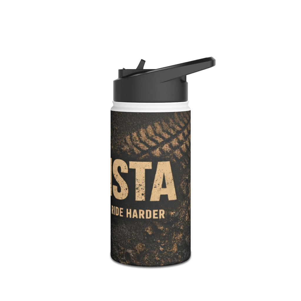 Dirtista Stainless Steel Water Bottle — “Women Who Ride Hard” Travel Bottle