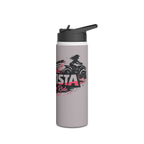 "Dirtista: Girls Who Ride" Racing Stainless Water Bottle
