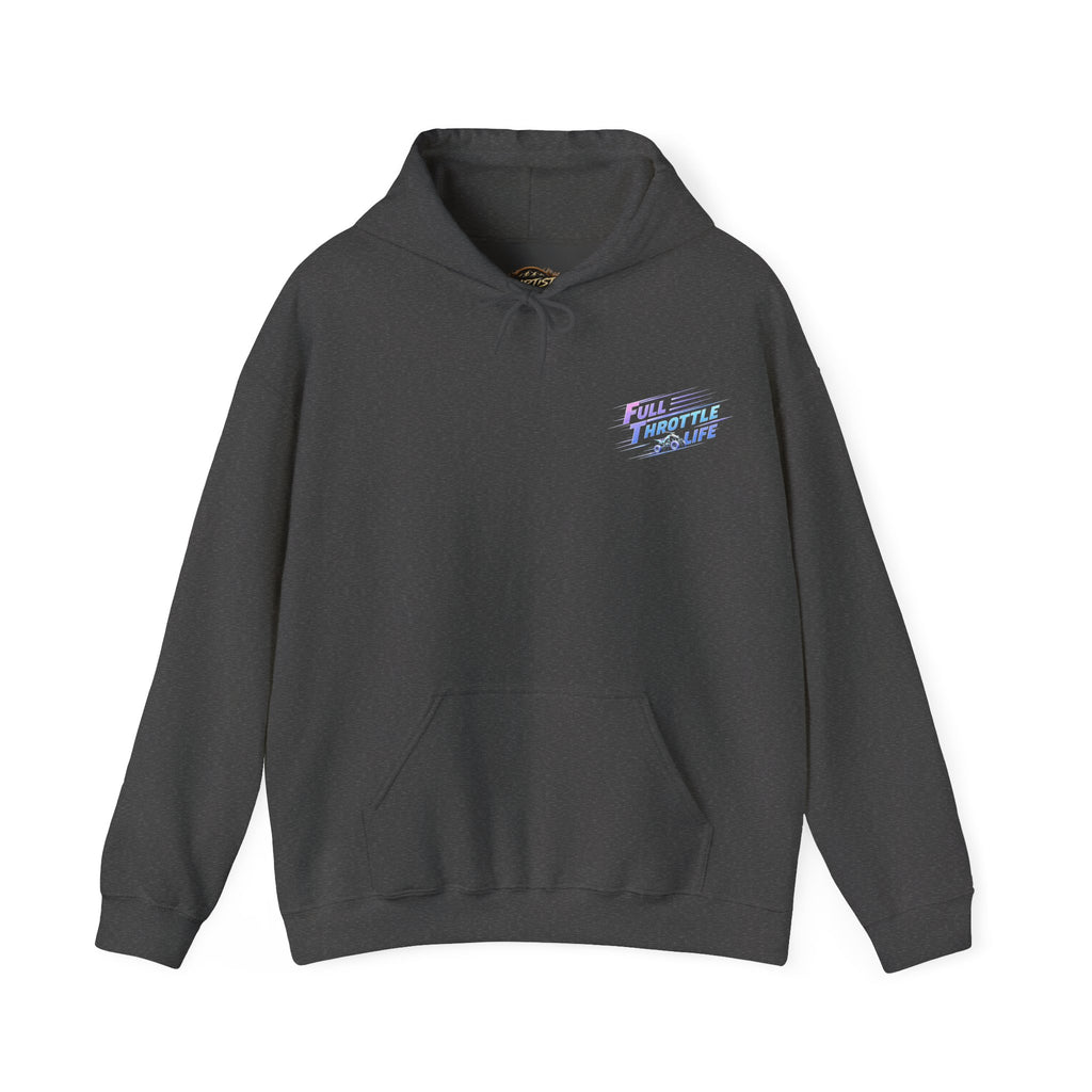 Full Throttle to Life Hoodie — Racing Graphic Pullover