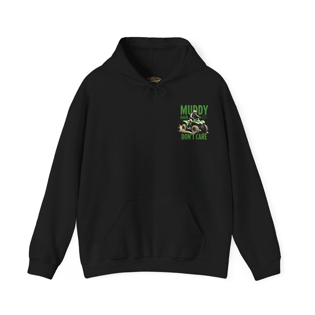 Muddy Hair Don't Care ATV Hoodie