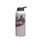 "Dirtista: Girls Who Ride" Racing Stainless Water Bottle