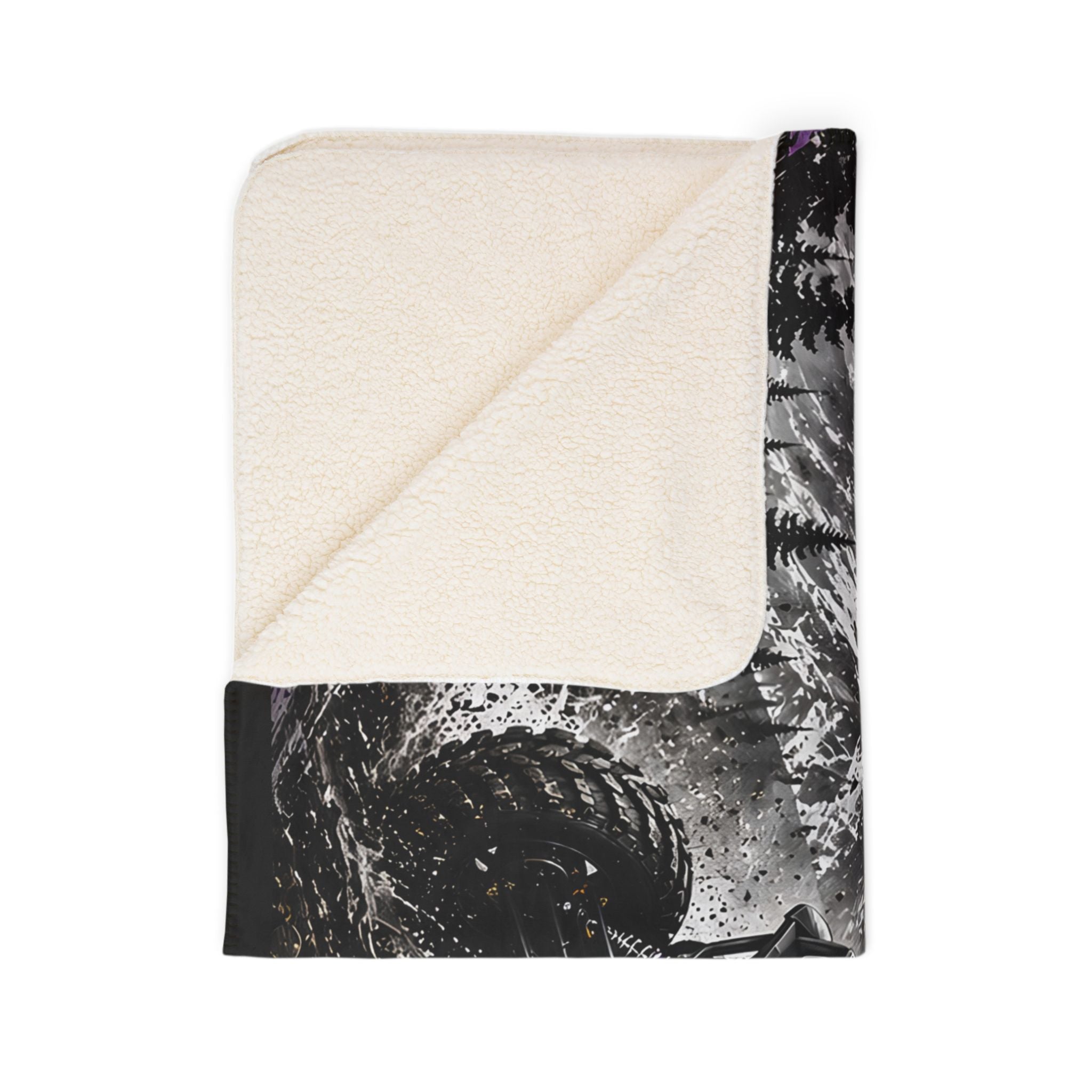 Chase Adventure Sherpa Fleece Blanket | Purple UTV Throw