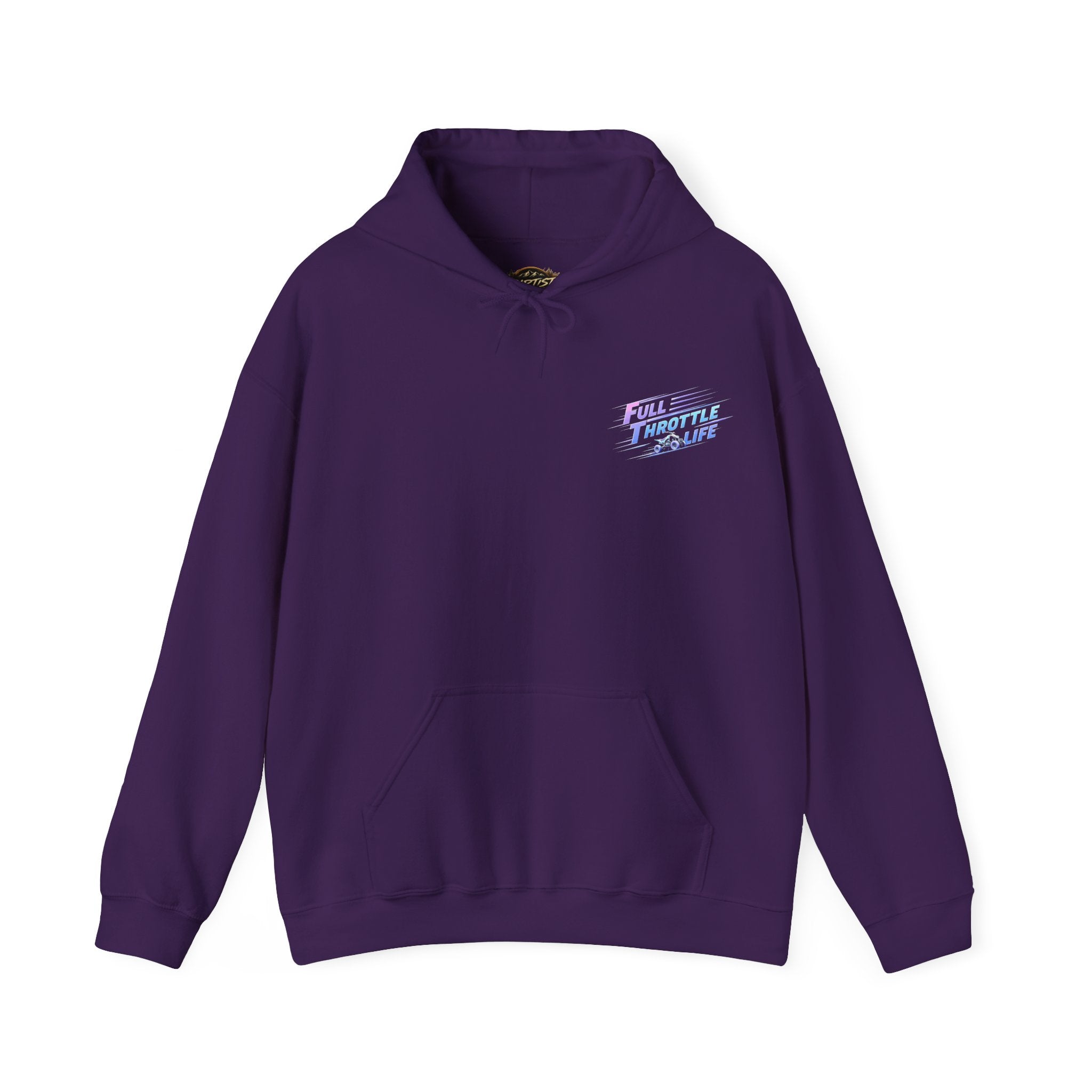 Full Throttle to Life Hoodie — Racing Graphic Pullover
