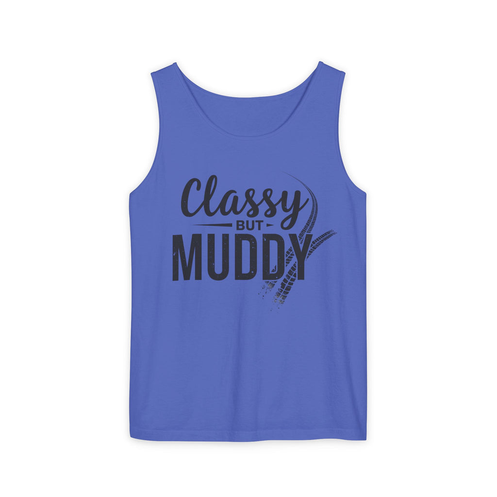 Classy But Muddy Tank Top — Funny Equestrian / Riding Tank
