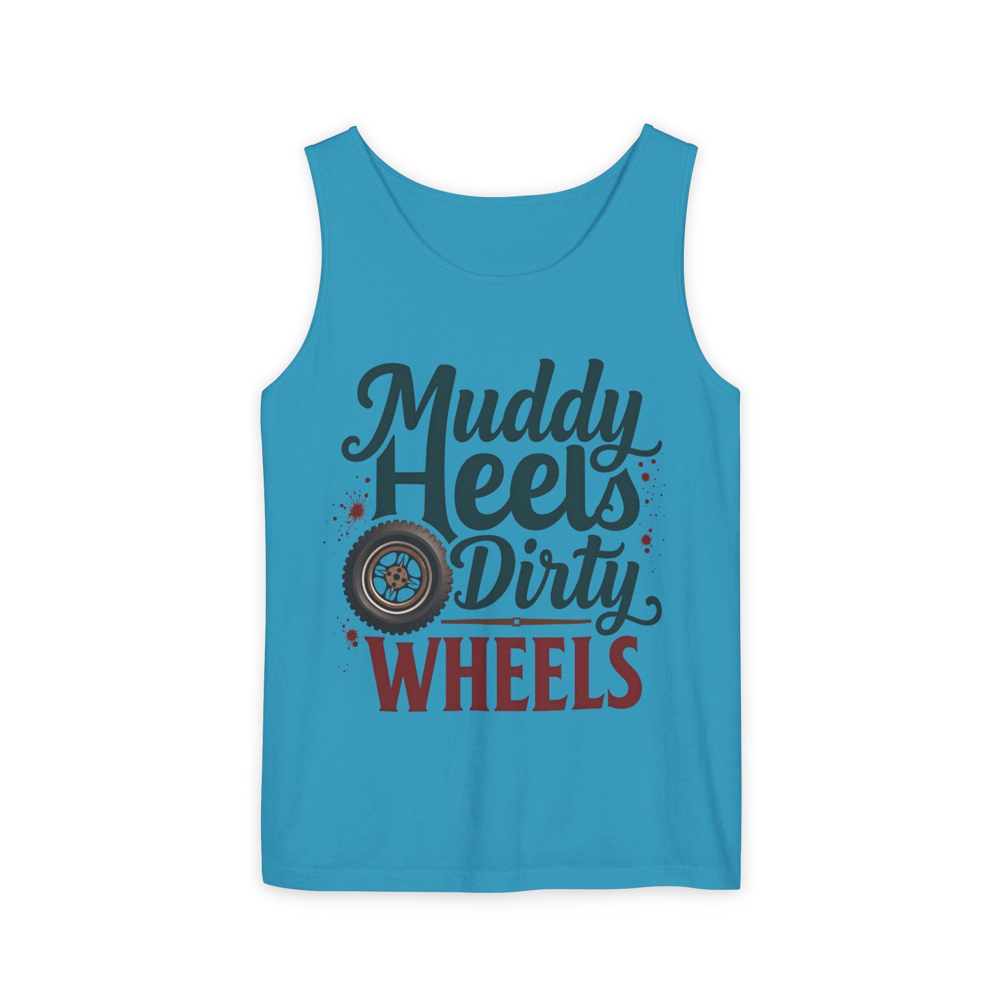 Muddy Heels Dirty Wheels Tank Top