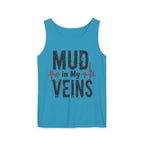 Mud in My Veins Tank Top — Off‑Road Mudding Graphic Tank for ATV/UTV Fans