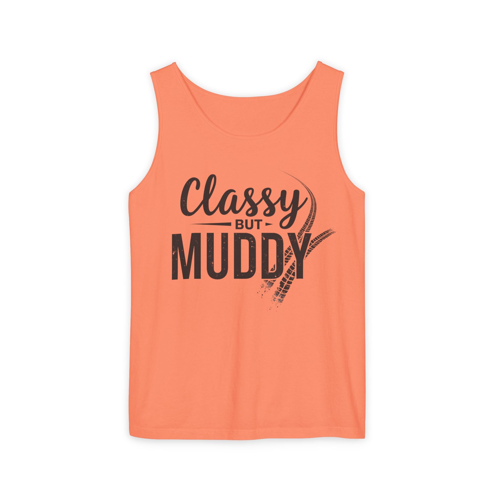 Classy But Muddy Tank Top — Funny Equestrian / Riding Tank