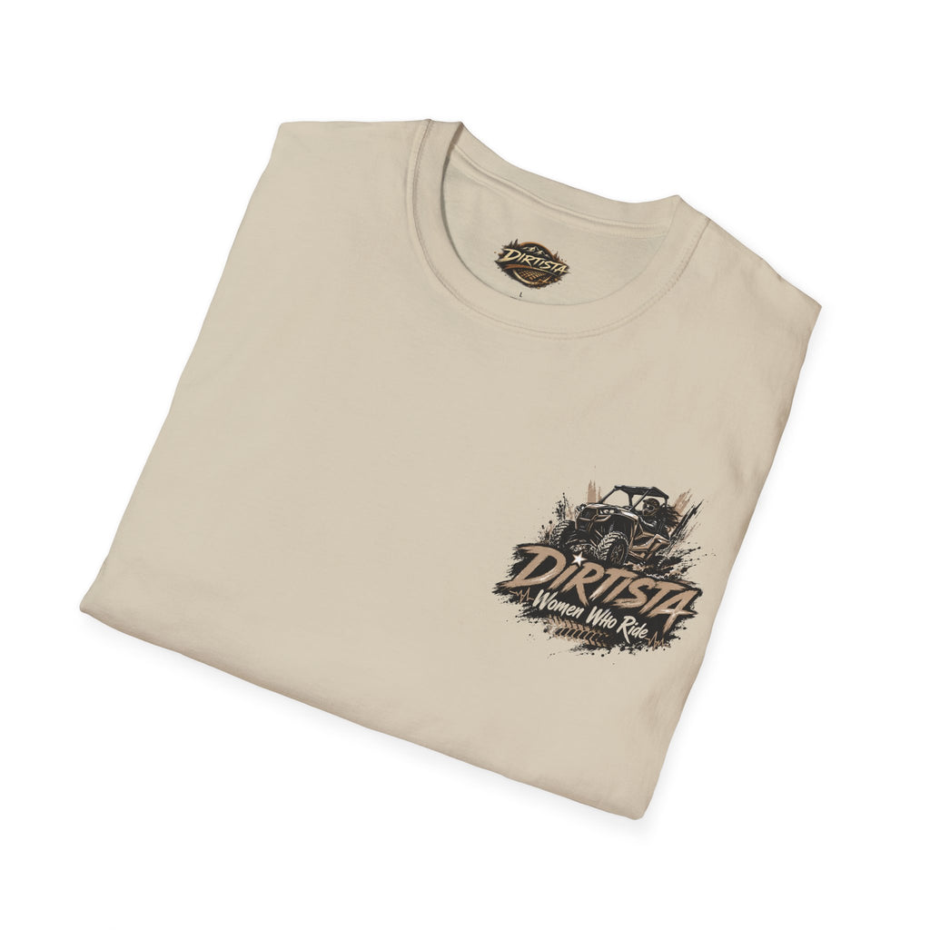 T-Shirt — "Dirtista: Women Who Ride" Off-Road Motorcycle Graphic Tee