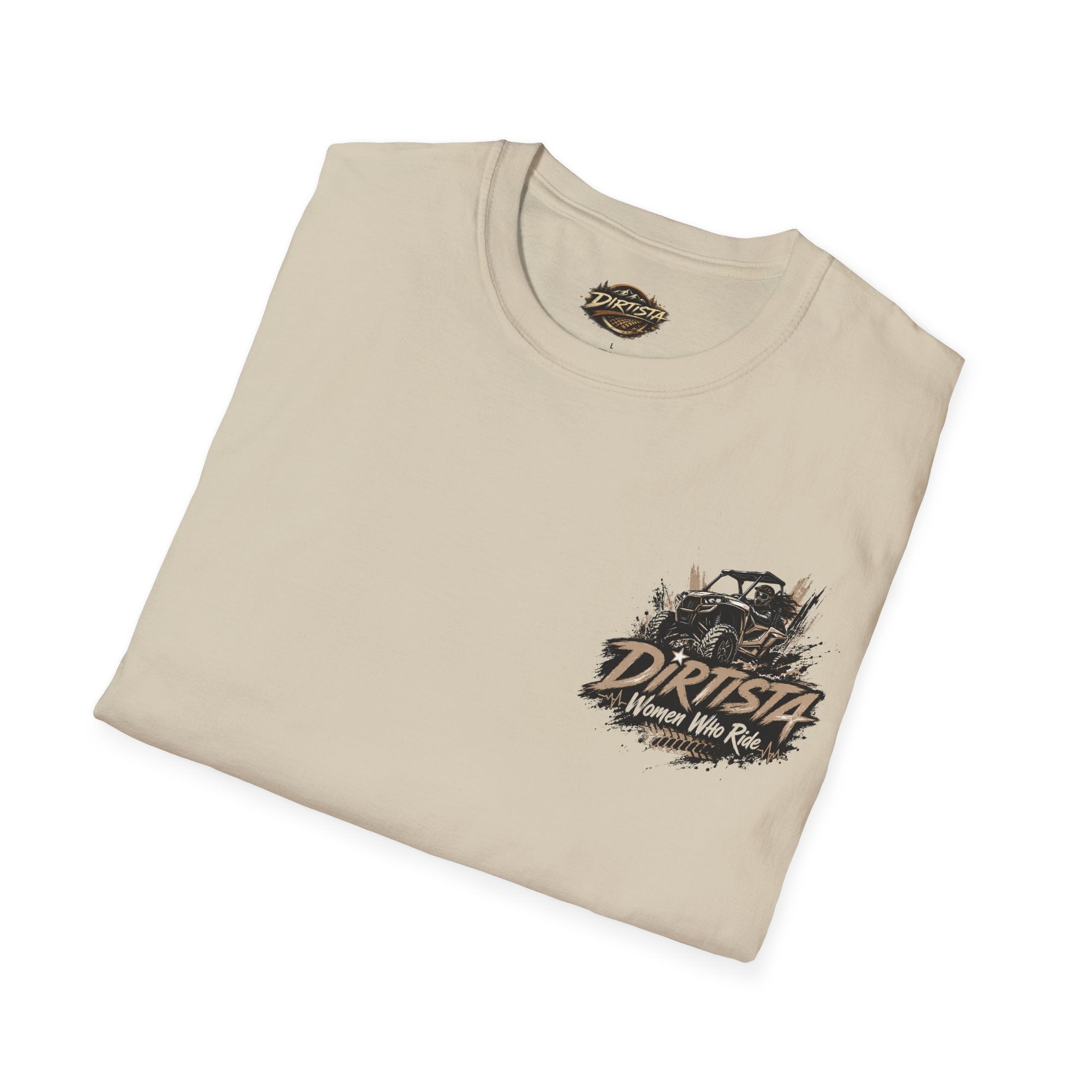 T-Shirt — "Dirtista: Women Who Ride" Off-Road Motorcycle Graphic Tee