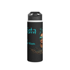 Dirtista Stainless Steel Water Bottle — 'She Rides Where She Wants'