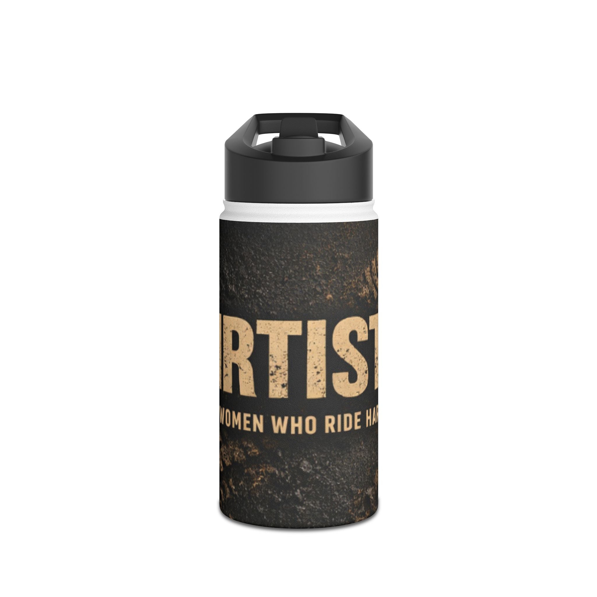 Dirtista Stainless Steel Water Bottle — “Women Who Ride Hard” Travel Bottle