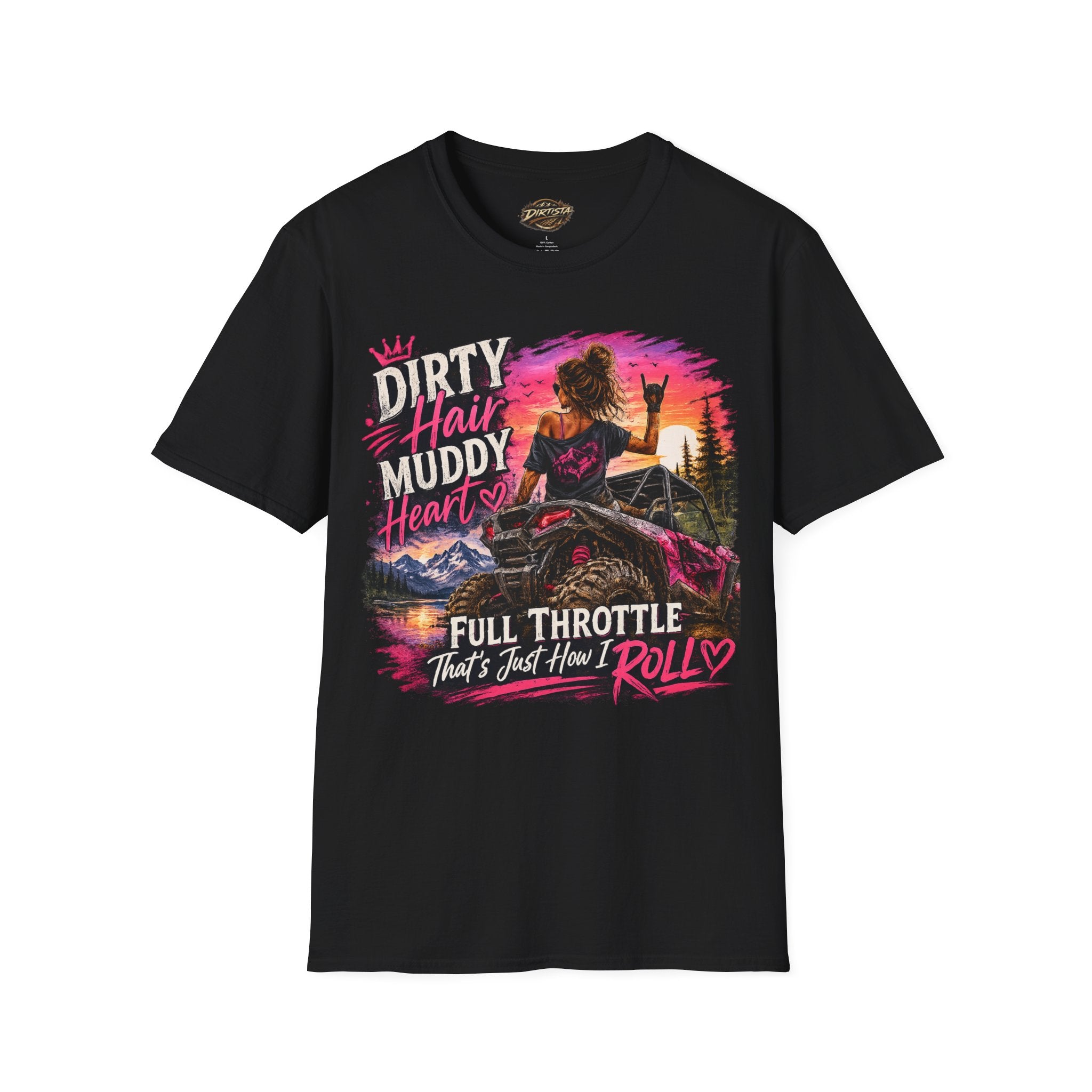 "Dirty Hair, Muddy Heart" Off-Road Girl Graphic Tee