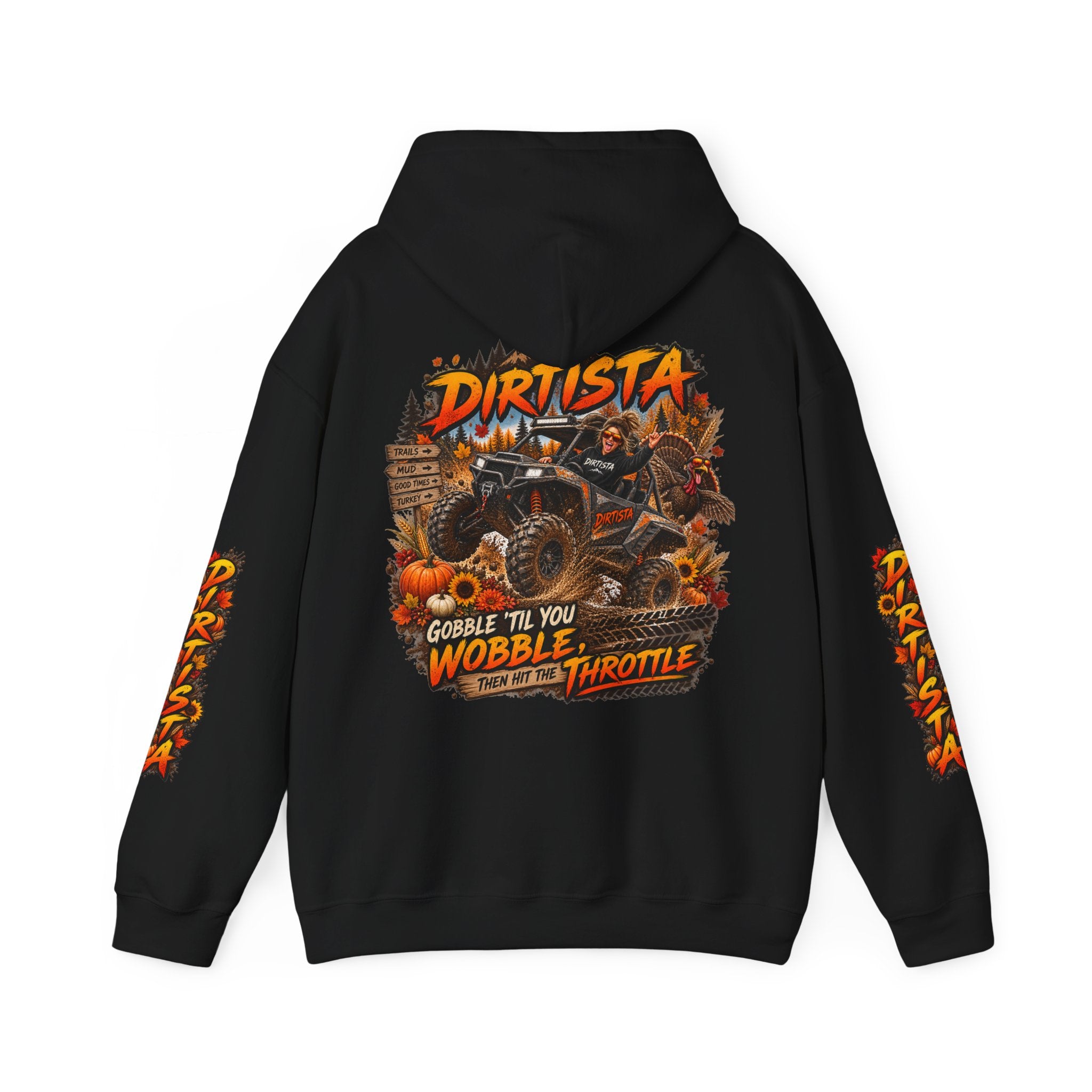 Gobble ’Til You Wobble Women’s UTV Thanksgiving Hoodie – Dirtista