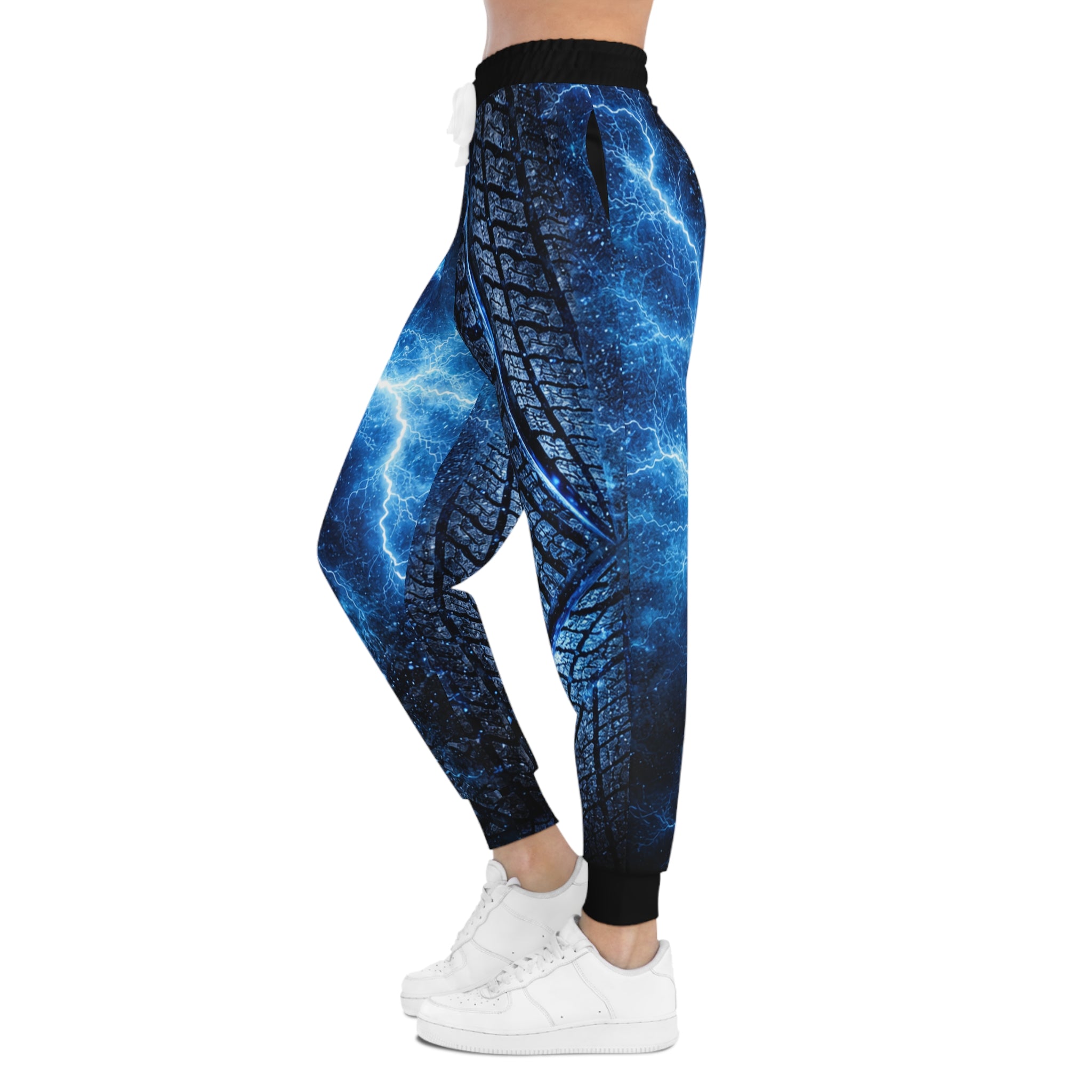 Blue Storm Tire Tread Athletic Joggers