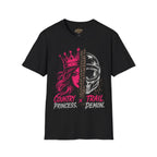 Country Princess x Skull Split-Face T-Shirt