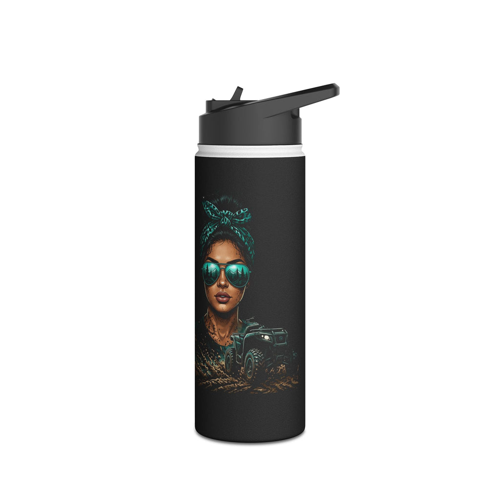 Dirtista Stainless Steel Water Bottle — 'She Rides Where She Wants'
