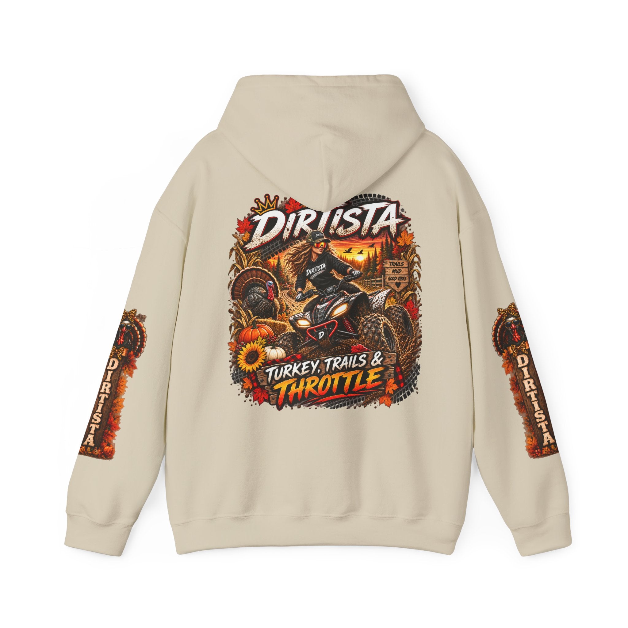 Turkey Trails & Throttle Women’s UTV Thanksgiving Hoodie – Dirtista
