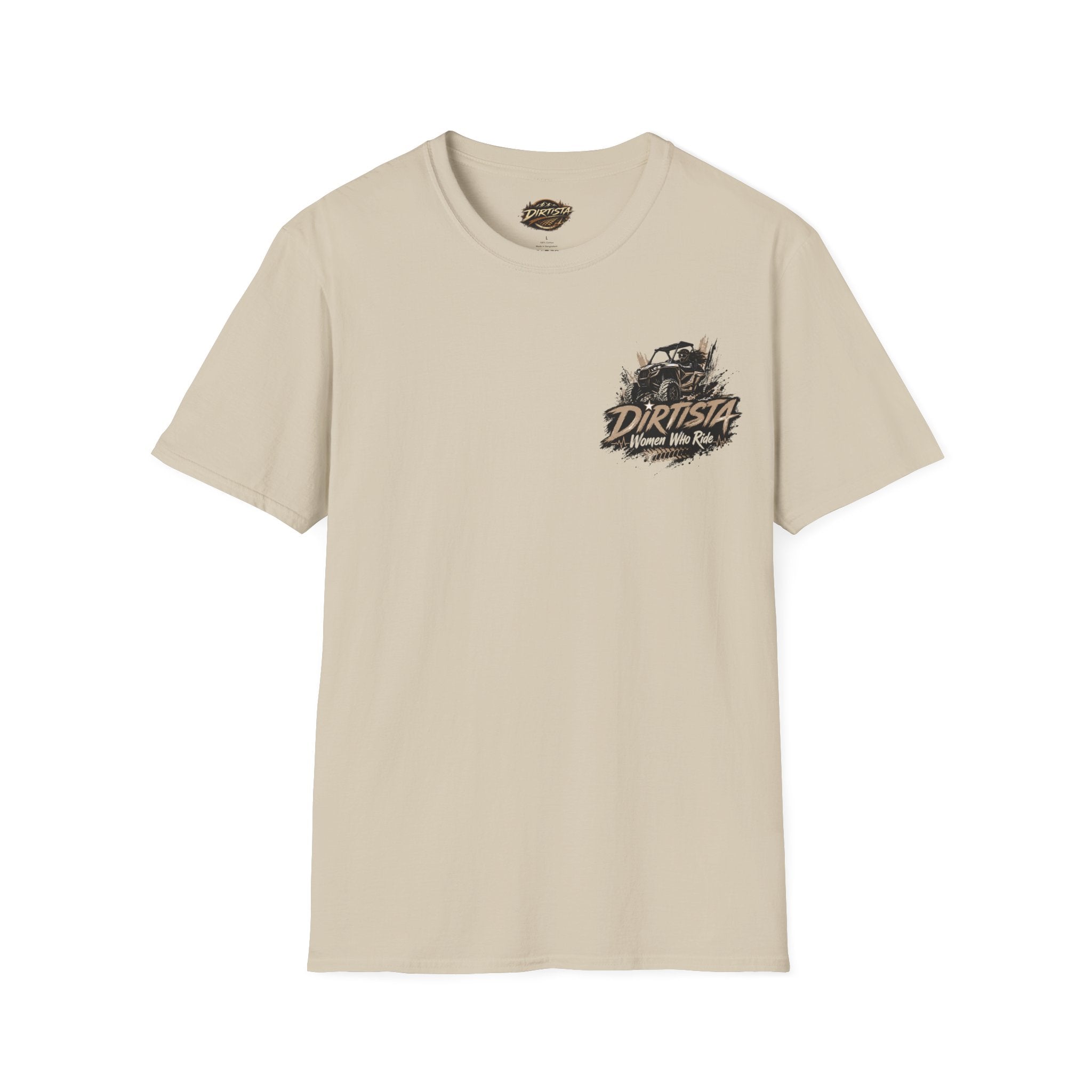 T-Shirt — "Dirtista: Women Who Ride" Off-Road Motorcycle Graphic Tee