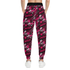 Pink Grunge "Dirtista" All-Over Print Joggers