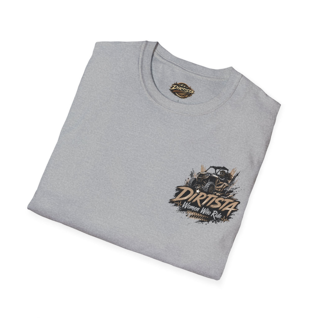 T-Shirt — "Dirtista: Women Who Ride" Off-Road Motorcycle Graphic Tee
