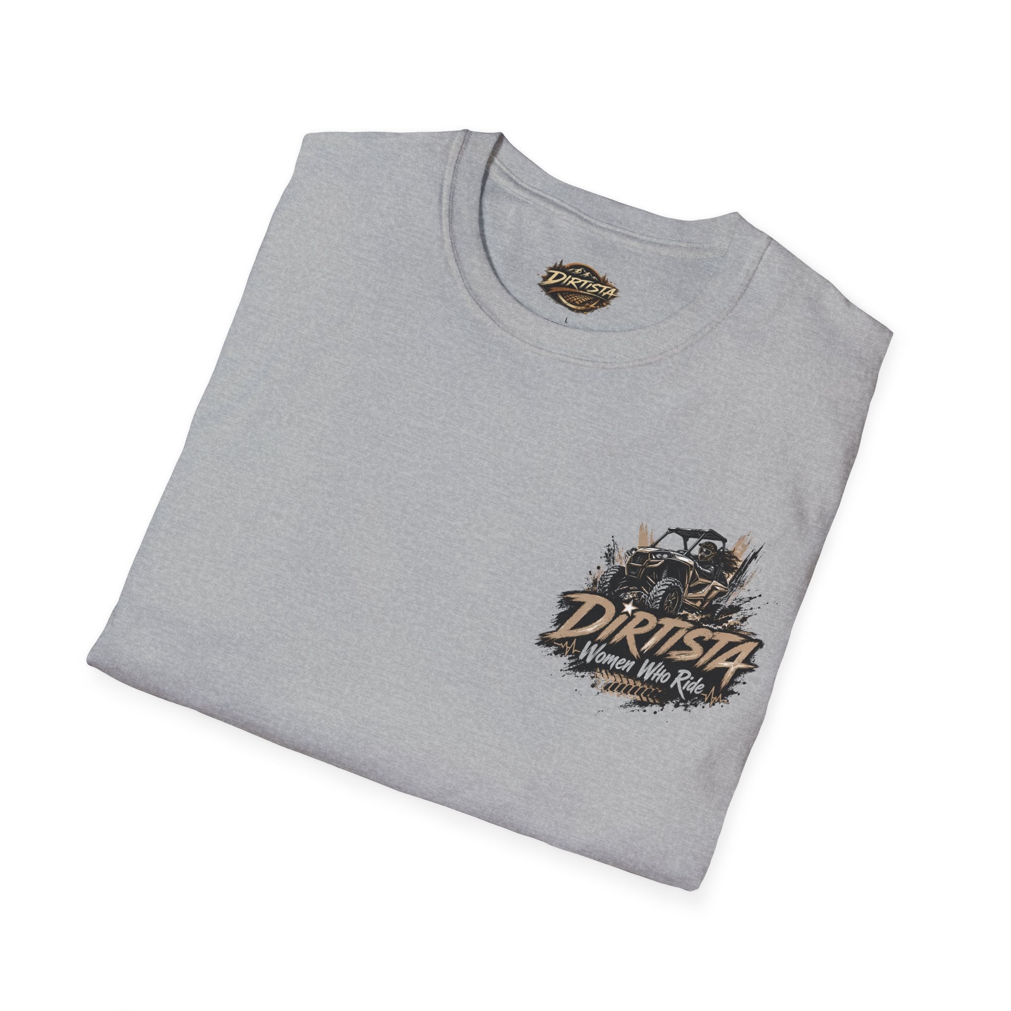 T-Shirt — "Dirtista: Women Who Ride" Off-Road Motorcycle Graphic Tee