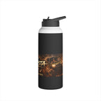 "Dirtista: Pretty Girls Ride Dirty" Off‑Road Stainless Steel Water Bottle