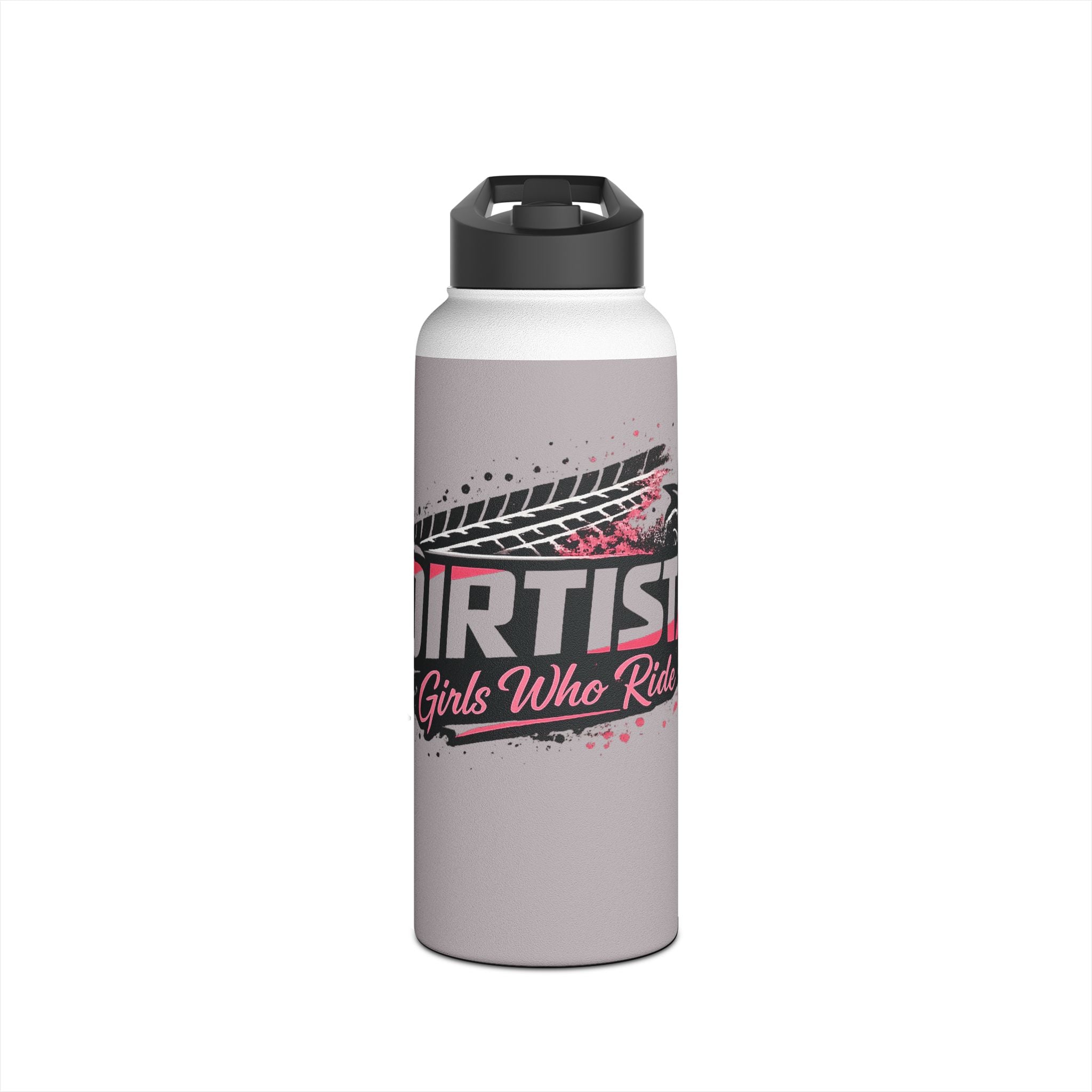 "Dirtista: Girls Who Ride" Racing Stainless Water Bottle