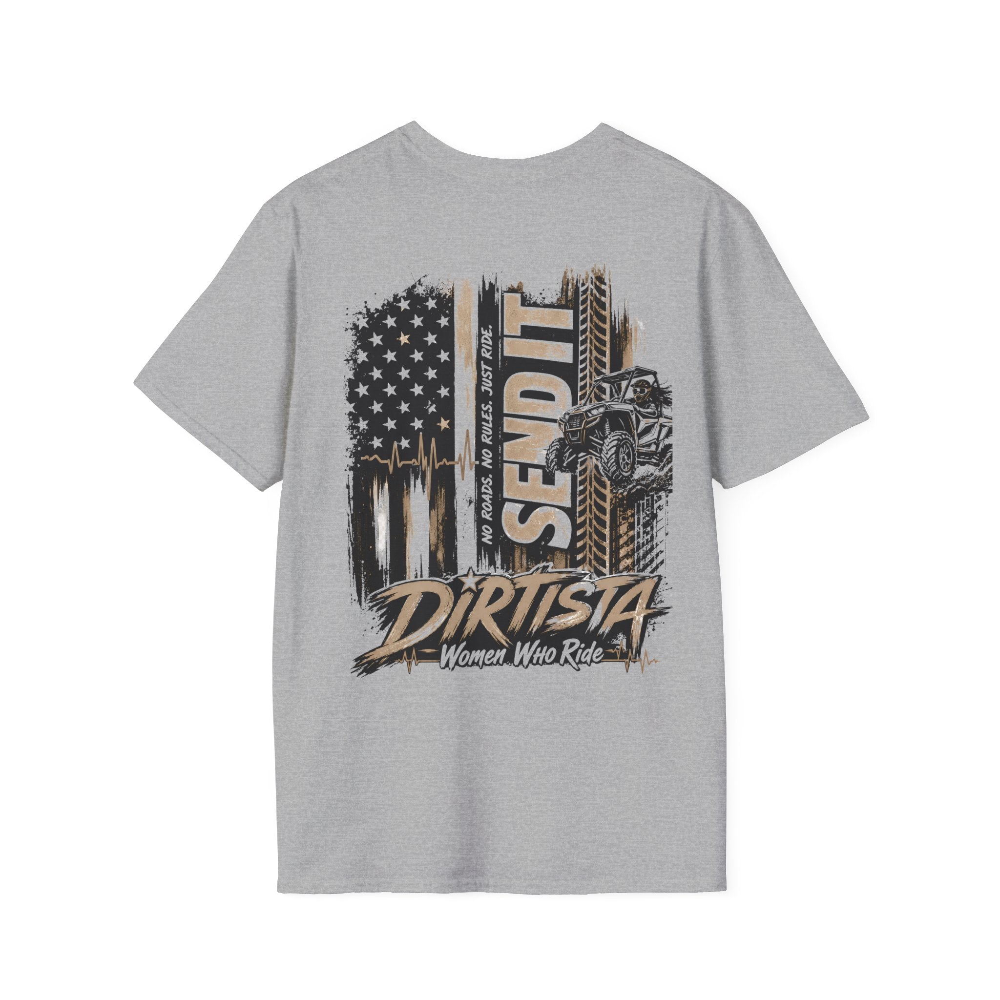T-Shirt — "Dirtista: Women Who Ride" Off-Road Motorcycle Graphic Tee