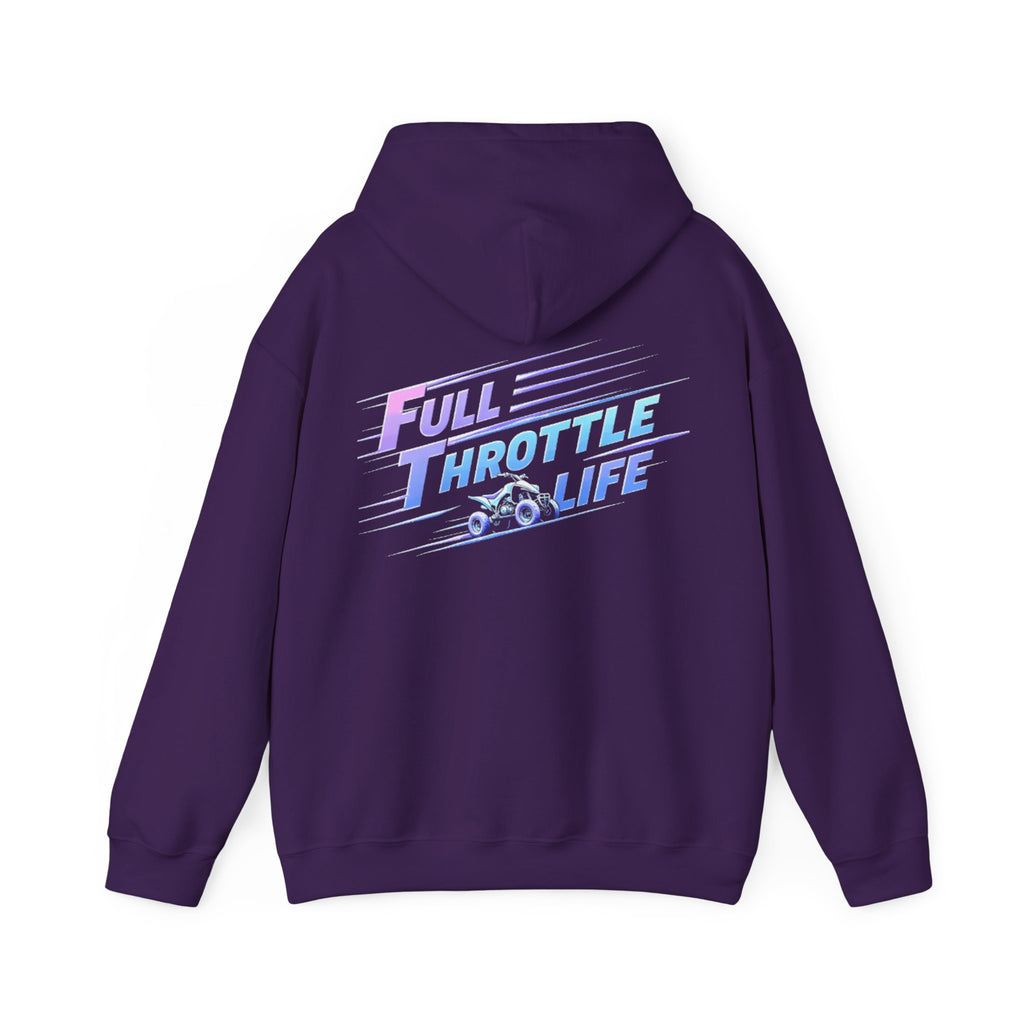 Full Throttle to Life Hoodie — Racing Graphic Pullover